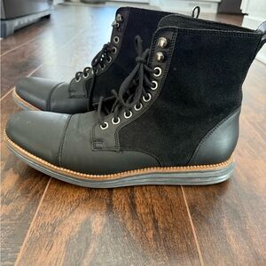 Cole Haan Grand Os leather boots